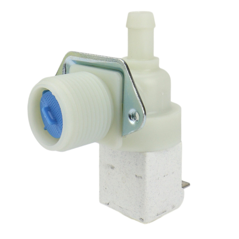Клапан подачи воды для стиральной машины , количество выходов 1, угол 90˚, клеммы раздельно