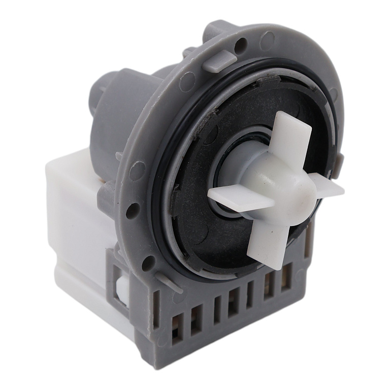 Насос сливной (помпа) для стиральной машины , крепление под винты, клеммы раздельно, обмотка медь