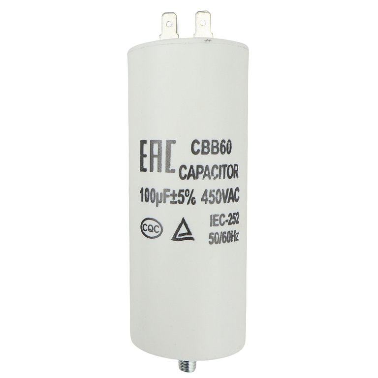 Пусковой конденсатор 100 мкФ, 450 В