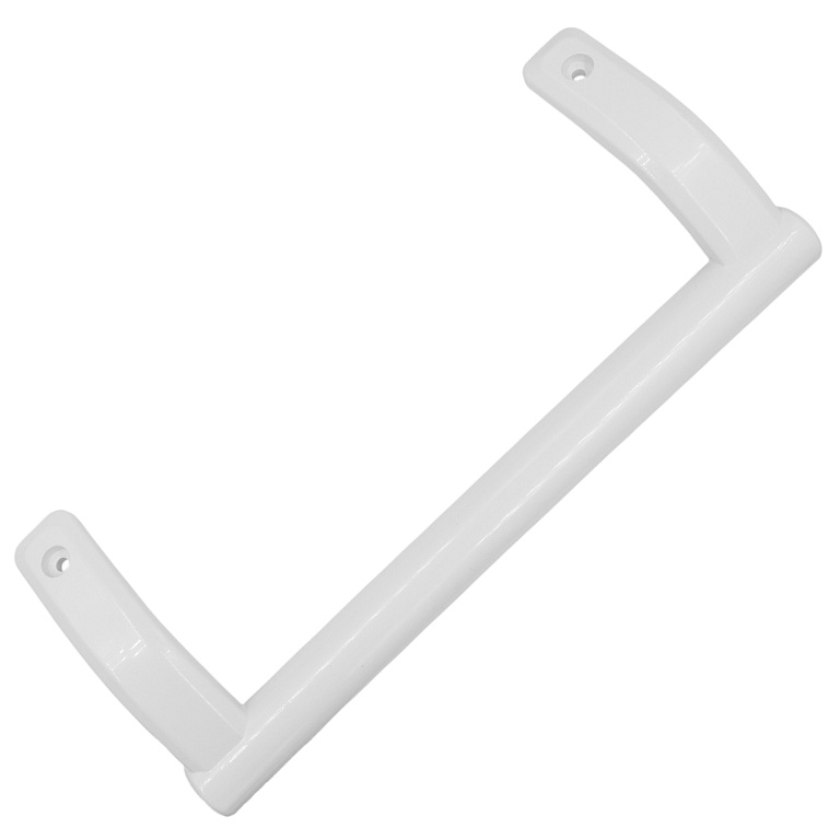 Ручка двери для холодильника расположение универсальное, цвет белый 