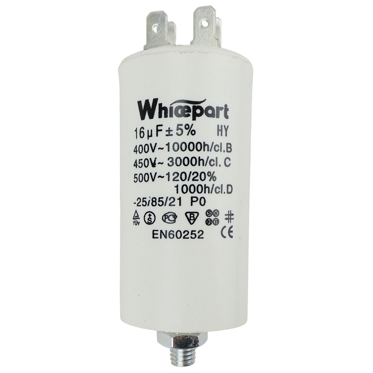 Пусковой конденсатор 16 мкФ, 450 В