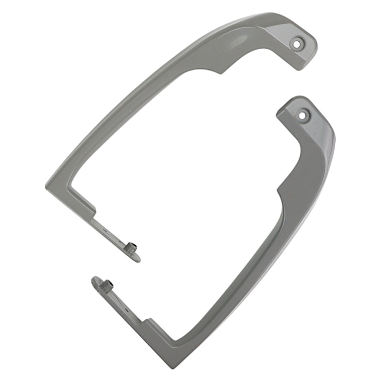 Ручка двери для холодильника, цвет серебро  (комплект 2 штуки)