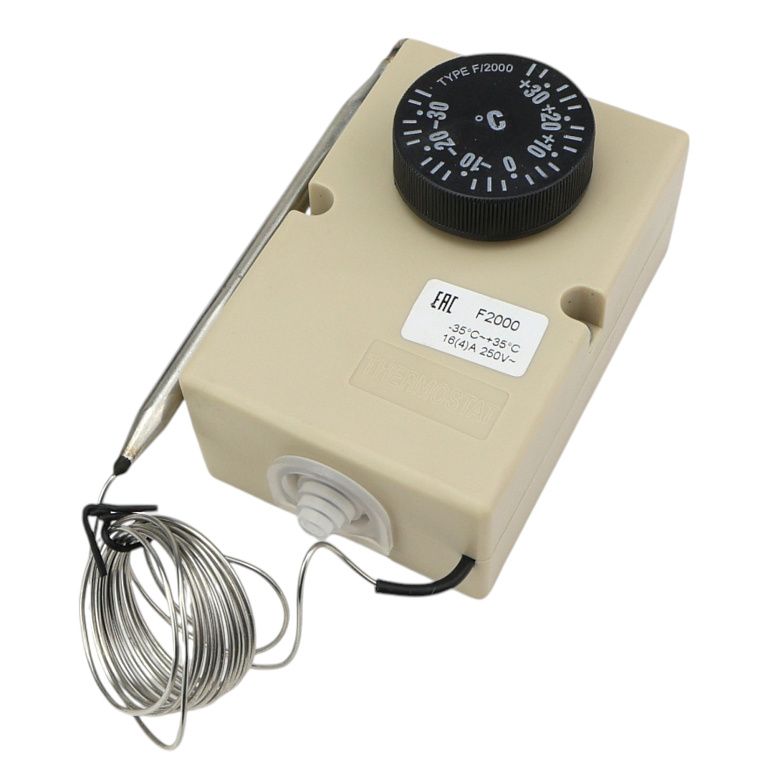 Термостат для холодильника , серия F2000, длина трубки 1,3 м